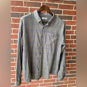 Magellan Outdoors Classic Fit Plaid Buttondown Flannel Size Large